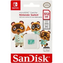 Cartão de Memória 512GB MicroSDXC UHS-I p/ Nintendo Switch - SANDISK
