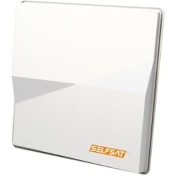 Antena Satélite Flat Home (Quad LNB) - SELFSAT