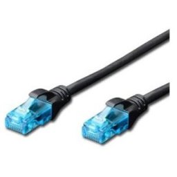 Cabo de Rede RJ45 Cat5e U/UTP Preto (1 metro) - EWENT