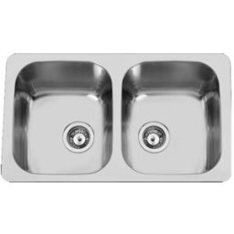 Lava Loiça Duo 80 765X450mm (Aço Inoxidável Polido) - RODI