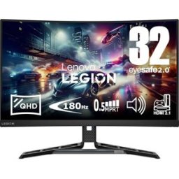 Monitor Curvo Legion R32qc-30 VA W-LED 31.5" QHD 16:9 180Hz FreeSync - LENOVO