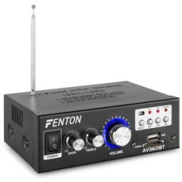 Amplificador 2x 40W Bluetooth/SD/USB/MP3 c/ Comando (AV360BT) - FENTON