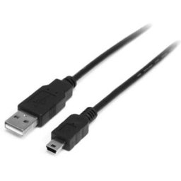 Cabo USB A Macho - Mini USB B Macho Preto (50 cm) - STARTECH