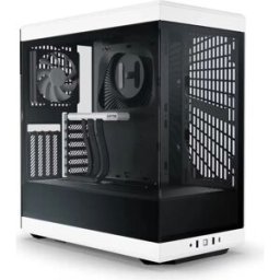 Caixa ATX Y40 Tempered Glass Preto/ (Branco) - HYTE