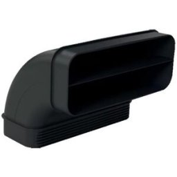 Conduta de Ar 90º p/ Exaustor (Preto) - BOSCH