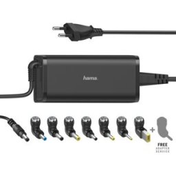 Carregador Universal 90W c/ Saída 15/16/17/18/19V (Preto) - HAMA