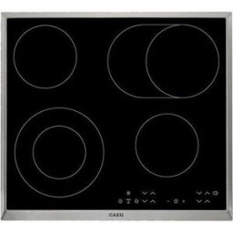 Placa Vitrocerâmica HK634060XB 4 Zonas (Inox) - AEG