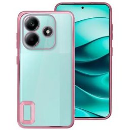 Capa p/ Xiaomi Redmi Note 14 5G Borde Metálico (Rosa) - COOL