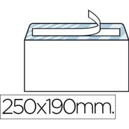 LIDERPAPEL Envelope Quarto Prolongado 190X250mm S/Janela (250 Unidades)