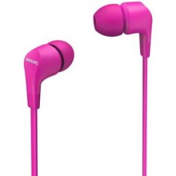 Auriculares TAE1105PK/00 In-Ear c/ Microfone (Rosa) - PHILIPS