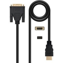Cabo HDMI Macho - DVI Macho (1,8 mts) - Nanocable