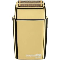 Máquina de Barbear Pro Barbers Spirit Shaver Double Foil (Dourado) - BABYLISS