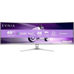 Monitor Evnia 48.9" 49M2C8900L/00 Dual QHD QD-OLED (Branco) - PHILIPS