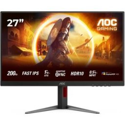 Monitor 27G4HA IPS W-LED 27" FHD 16:9 200Hz FreeSync / VESA Adaptive Sync - AOC