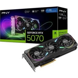 Placa Gráfica GeForce RTX 5070 Gaming RGB Triple Fan OC 12GB GDDR7 DLSS4 - PNY