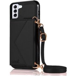 Capa Samsung G996 Galaxy S21 Plus Carteira Pendente (Preta) - COOL