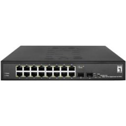 LevelOne Switch 16 Portas 10/100/1000Mbps GES-2118 - LEVEL ONE