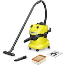 Aspirador de Pó/Líquidos WD 4 V-20/5/22 20L 1000W (Amarelo/Preto) - KARCHER