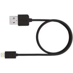 Cabo USB 2.0 A Machio - Apple Lightning Preto (1 metro) - MEDIARANGE