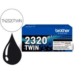 Pack 2x Toner TN-2320 (Preto) - BROTHER