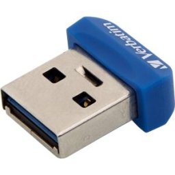 Pen Drive USB 64GB 3.0 3.1 Gen 1 (Azul) Store n Stay Nano - VERBATIM