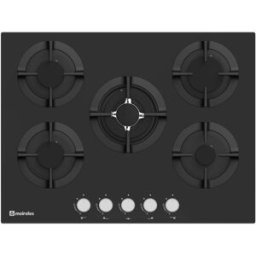 Placa a Gás MVG 4752 N 70cm 5 Zonas (Preto) - MEIRELES