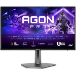 Monitor AG326UD Gaming QD-OLED 31.5" 4K UHD 16:9 165Hz VESA Adaptive Sync / FreeSync - AOC