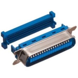 Ficha Centronics 36P Macho (Metálica) p/ Flat Cable
