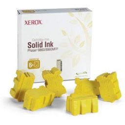 Tinta Sólida Genuína Phaser 8860/8860MFP Amarelo (6 Sticks) - XEROX