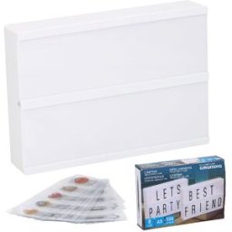 Caixa de Iluminação c/ Letras e Luz LED (21 x 15 x 4,1 cm) - GRUNDIG