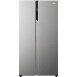 Frigorífico Americano Side by Side SBS 90 Serie 5 HSR5918DNMP 528L No Frost (Platina/Inox) - HAIER