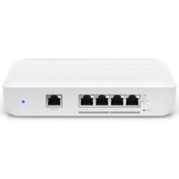 Switch de Rede 5 Portas UniFi Flex XG Gerido L2 10/100/1000 Mbps PoE (Branco) - UBIQUITI