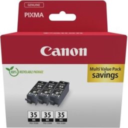 Tinteiro Triple Pack PGI-35BK (Preto) - CANON