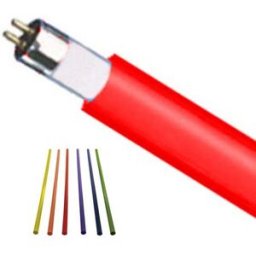 HQPOWER Filtro PVC p/ Lâmpada Fluorescente T9-36/40W - Vermelho