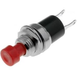 Pulsador Mini OFF-(ON) Vermelho
