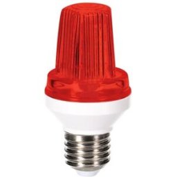 HQPOWER Lampada Mini Strobe 3W / 220V - E27 Vermelho
