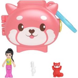 Polly Pocket Cofre Panda Vermelho - MATTEL