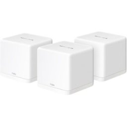 Pack 3x Access Point Wireless Halo H60X AX1500 Whole Home Mesh Wi-Fi System (Branco) - MERCUSYS