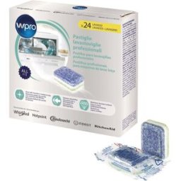Pack 24x Pastilhas p/ Máquinas Lavar Louça TAB200 - WPRO