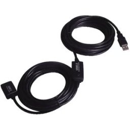Cabo Extensão c/ Amplificador USB A Macho - USB A Femea (15 mts)