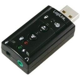 Placa de Som 7.1 Externa USB2.0 - LOGILINK