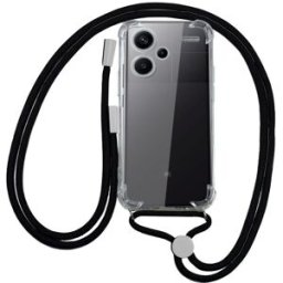 Capa p/ Xiaomi Redmi Note 13 Pro Plus 5G c/ Cordão (Preto) - COOL