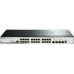 Switch de Rede 28 Portas Gerido L3 Gigabit Ethernet - D-LINK