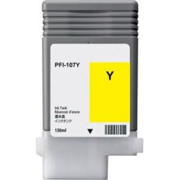 Tinteiro Compatível Canon PFI107 (PFI-107Y/6708B001) - Amarelo