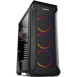 Caixa ATX Hummer Quantum RGB Full Tempered Glass Preto - NOX