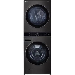Máquina de Lavar e Secar Roupa WashTower WT1716BBF 17/16Kg 1400RPM (Black Steel) - LG