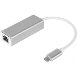 KRUGER MATZ Placa de Rede Externa USB-C 3.0 Macho - RJ45 Fêmea Gigabit 10/100/1000 - Kruger&Matz