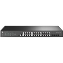 Switch JetStream 24 Portas Gigabit Managed + 4 Portas SFP+ (10GbE) - TP-LINK