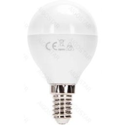 AIGOSTAR Lampada LED Opalina 220V E14 A5 G45 10W Branco Q. 3000K 935Lm
