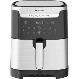 Fritadeira Air Fryer Easy Fry & Grill XXL 6.5L (Preto/Inox) - MOULINEX